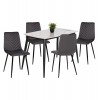 ΣΕΤ ΤΡΑΠΕΖΑΡΙΑΣ 5ΤΜΧ LATRELL HM21192 ΤΡΑΠΕΖΙ ΚΕΡΑΜΙΚΟ TOP-ΒΕΛΟΥΔΟ ΓΚΡΙ ΚΑΡΕΚΛΕΣ
