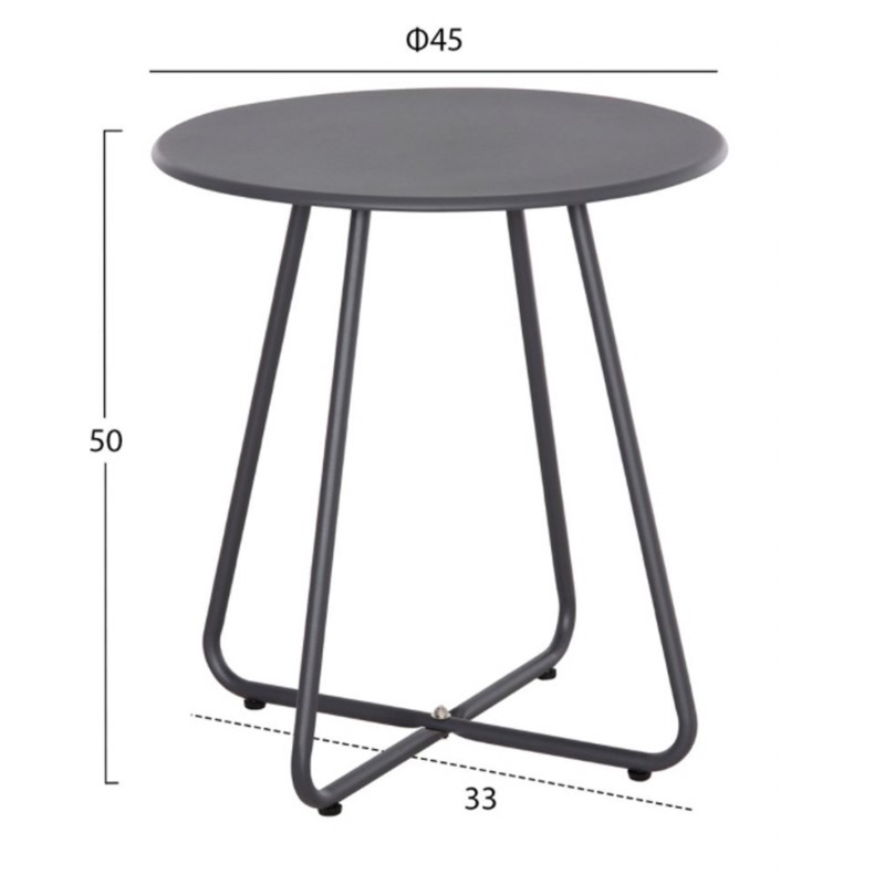 ΣΕΤ LOUNGE 3TMX ΕΞ.ΧΩΡΟΥ PONY HM21193 ΜΕΤΑΛΛΟ ΣΕ ΓΚΡΙ--ΣΥΝΘ.RATTAN ΣΕ ΛΕΥΚΟ-ΜΑΥΡΟ