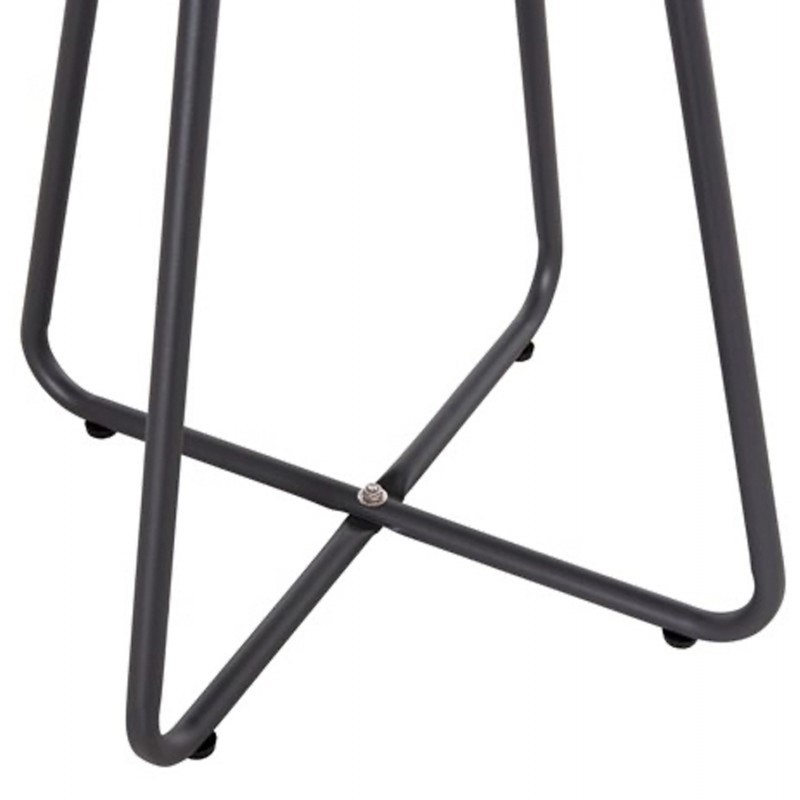 ΣΕΤ LOUNGE 3TMX ΕΞ.ΧΩΡΟΥ PONY HM21193 ΜΕΤΑΛΛΟ ΣΕ ΓΚΡΙ--ΣΥΝΘ.RATTAN ΣΕ ΛΕΥΚΟ-ΜΑΥΡΟ