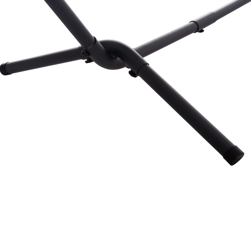 ΑΙΩΡΑ CRAVE HM6304.03 ΑΝΘΡΑΚΙ ΜΕΤΑΛ. ΣΚΕΛΕΤΟΣ--ΜΠΛΕ ΠΑΝΙ ΜΕ ΛΕΥΚΗ ΡΙΓΑ 265x93x105Υεκ