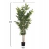 ΔΙΑΚΟΣΜΗΤΙΚΟ ΣΥΝΘΕΤΙΚΟ ΦΥΤΟ HM4737 BAMBOO ΣΕ ΓΛΑΣΤΡΑ 20x95x200Υεκ.