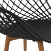 ΣΕΤ ΤΡΑΠΕΖΑΡΙΑΣ 5ΤΜΧ ARIADNE HM21174 MDF TOP & ΠΟΛΥΠΡΟΠΥΛΕΝΙΟ ΣΕ ΜΑΥΡΟ