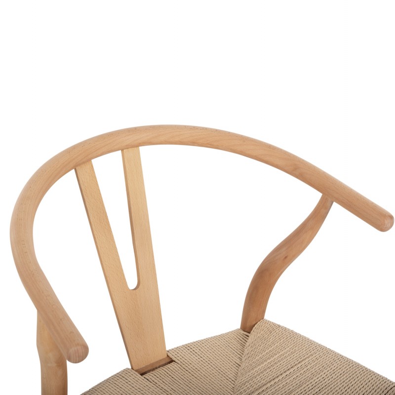ΣΕΤ ΤΡΑΠΕΖΑΡΙΑΣ 5ΤΜΧ BRAVE HM21182 MDF TOP-ΞΥΛΟ ΟΞΙΑΣ & PAPER ROPE ΣΕ ΦΥΣΙΚΟ