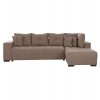 ΓΩΝΙΑΚΟΣ ΚΑΝΑΠΕΣ-ΚΡΕΒΑΤΙ ΜΕ ΑΠΟΘ.ΧΩΡΟ TRENDSTON HM3302.03R ΜΠΕΖ ΥΦΑΣΜΑ 298x177x95Υεκ
