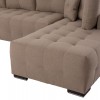 ΓΩΝΙΑΚΟΣ ΚΑΝΑΠΕΣ-ΚΡΕΒΑΤΙ ΜΕ ΑΠΟΘ.ΧΩΡΟ TRENDSTON HM3302.03R ΜΠΕΖ ΥΦΑΣΜΑ 298x177x95Υεκ
