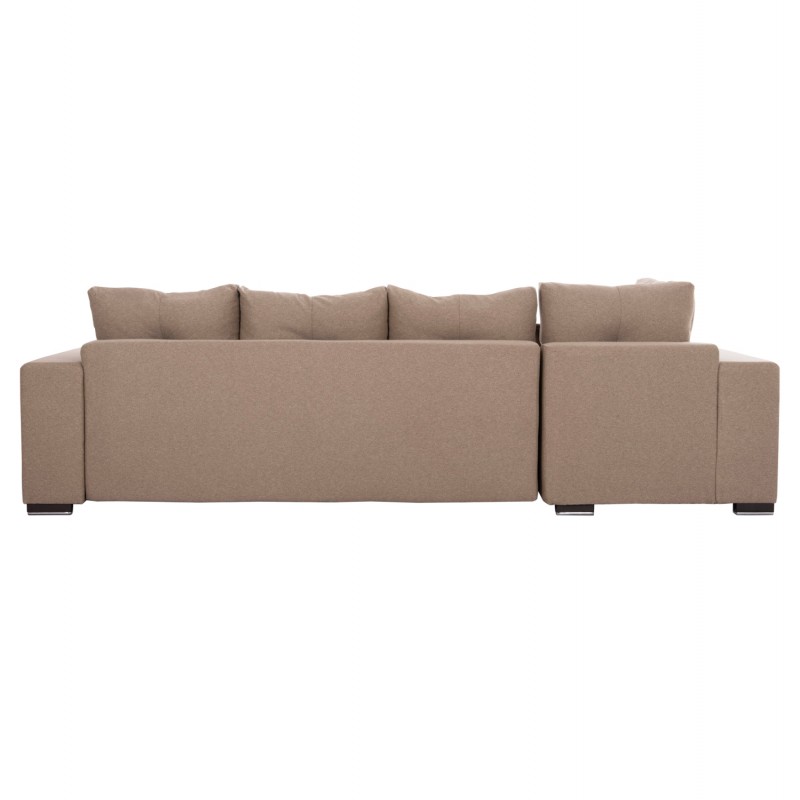 ΓΩΝΙΑΚΟΣ ΚΑΝΑΠΕΣ-ΚΡΕΒΑΤΙ ΜΕ ΑΠΟΘ.ΧΩΡΟ TRENDSTON HM3302.03L ΜΠΕΖ ΥΦΑΣΜΑ 298x177x95Υεκ