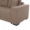 ΓΩΝΙΑΚΟΣ ΚΑΝΑΠΕΣ-ΚΡΕΒΑΤΙ ΜΕ ΑΠΟΘ.ΧΩΡΟ TRENDSTON HM3302.03L ΜΠΕΖ ΥΦΑΣΜΑ 298x177x95Υεκ