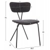 ΣΕΤ ΤΡΑΠΕΖΑΡΙΑΣ 5ΤΜΧ BROLIN HM21200 MDF TOP & ΜΕΤΑΛΛΟ ΜΑΥΡΟ-ΣΚΟΥΡΟ ΓΚΡΙ ΥΦΑΣΜΑ
