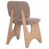 ΚΑΡΕΚΛΑ ΤΡΑΠΕΖΑΡΙΑΣ BELLISI HM18248.01 ΚΑΦΕ ΥΦΑΣΜΑ-PLYWOOD ΧΡΩΜΑ ΔΡΥΟΣ 53x56x78Υεκ.