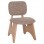 ΚΑΡΕΚΛΑ ΤΡΑΠΕΖΑΡΙΑΣ BELLISI HM18248.01 ΚΑΦΕ ΥΦΑΣΜΑ-PLYWOOD ΧΡΩΜΑ ΔΡΥΟΣ 53x56x78Υεκ.