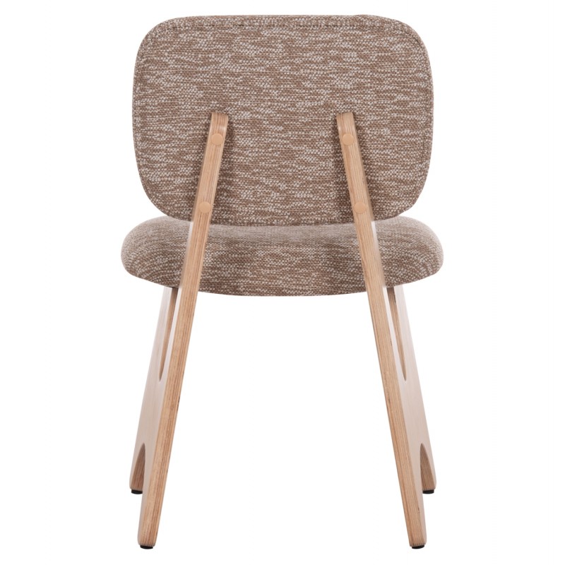 ΚΑΡΕΚΛΑ ΤΡΑΠΕΖΑΡΙΑΣ BELLISI HM18248.01 ΚΑΦΕ ΥΦΑΣΜΑ-PLYWOOD ΧΡΩΜΑ ΔΡΥΟΣ 53x56x78Υεκ.