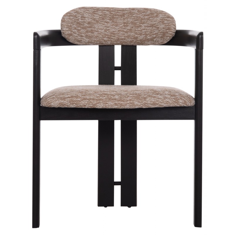 ΠΟΛΥΘΡΟΝΑ ΤΡΑΠΕΖΑΡΙΑΣ KALL HM18247.02 ΚΑΦΕ ΥΦΑΣΜΑ--PLYWOOD ΣΕ ΜΑΥΡΟ 56x45x73Υεκ