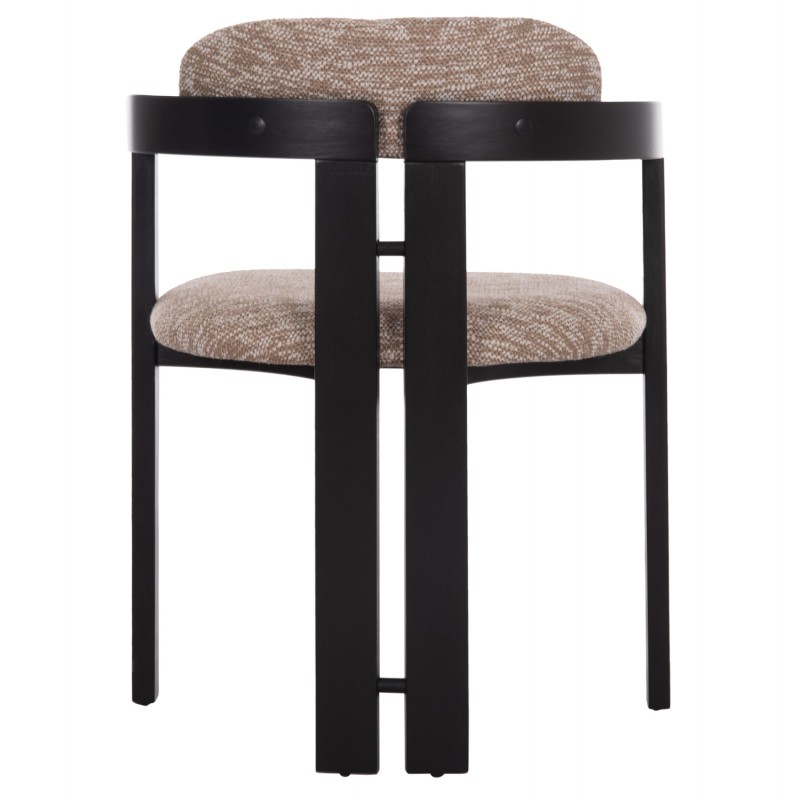 ΠΟΛΥΘΡΟΝΑ ΤΡΑΠΕΖΑΡΙΑΣ KALL HM18247.02 ΚΑΦΕ ΥΦΑΣΜΑ--PLYWOOD ΣΕ ΜΑΥΡΟ 56x45x73Υεκ