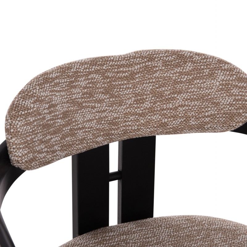 ΠΟΛΥΘΡΟΝΑ ΤΡΑΠΕΖΑΡΙΑΣ KALL HM18247.02 ΚΑΦΕ ΥΦΑΣΜΑ--PLYWOOD ΣΕ ΜΑΥΡΟ 56x45x73Υεκ