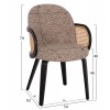 ΠΟΛΥΘΡΟΝΑ ΤΡΑΠΕΖΑΡΙΑΣ BECKER HM18246.03 PLYWOOD ΜΑΥΡΟ--ΚΑΦΕ ΥΦΑΣΜΑ 54x62x79Υεκ.
