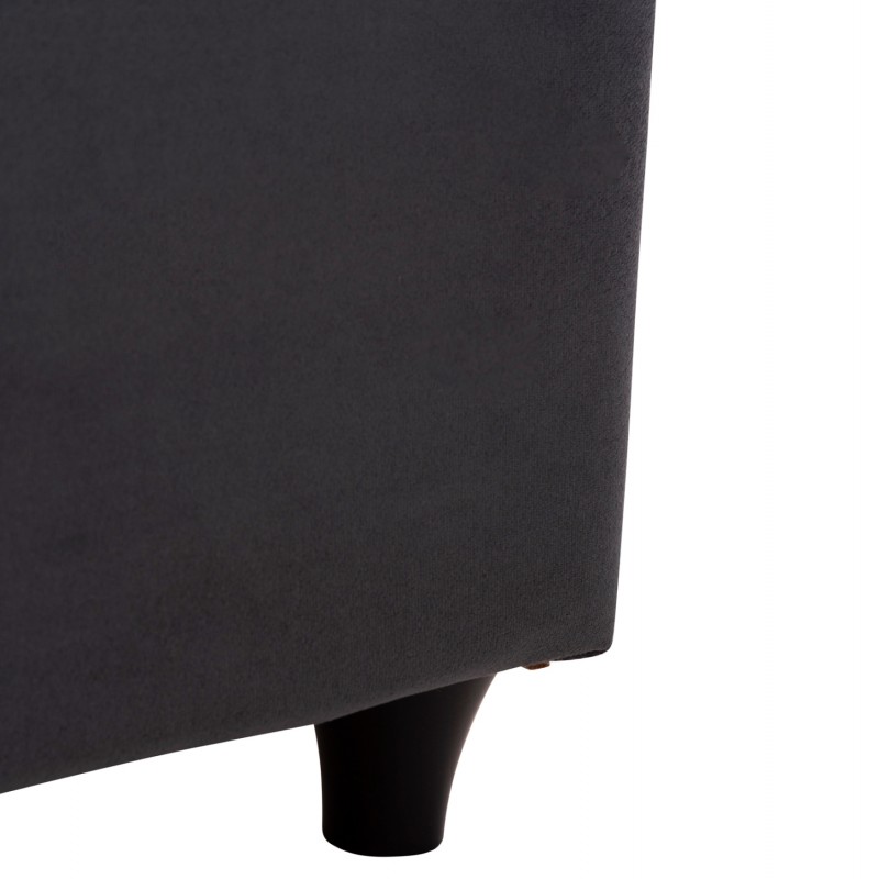 ΚΡΕΒΑΤΙ ΔΙΠΛΟ ΜΕ ΣΤΡΩΜΑ & ΑΠΟΘ.ΧΩΡΟ IRIDA HM21166 ΓΚΡΙ ΒΕΛΟΥΔΟ--ΓΙΑ 160x200εκ