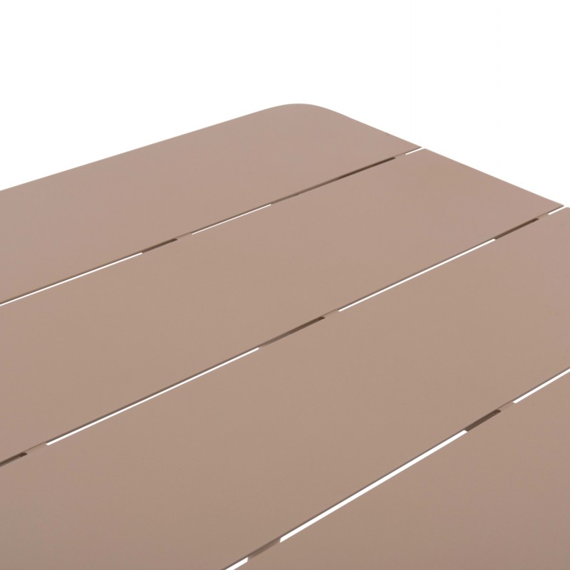 ΤΡΑΠΕΖΙ ΑΛΟΥΜΙΝΙΟΥ ΟΡΘΟΓΩΝΙΟ HIGER HM6291.04 ΚΑΠΟΥΤΣΙΝΟ 160x90x78Υεκ.