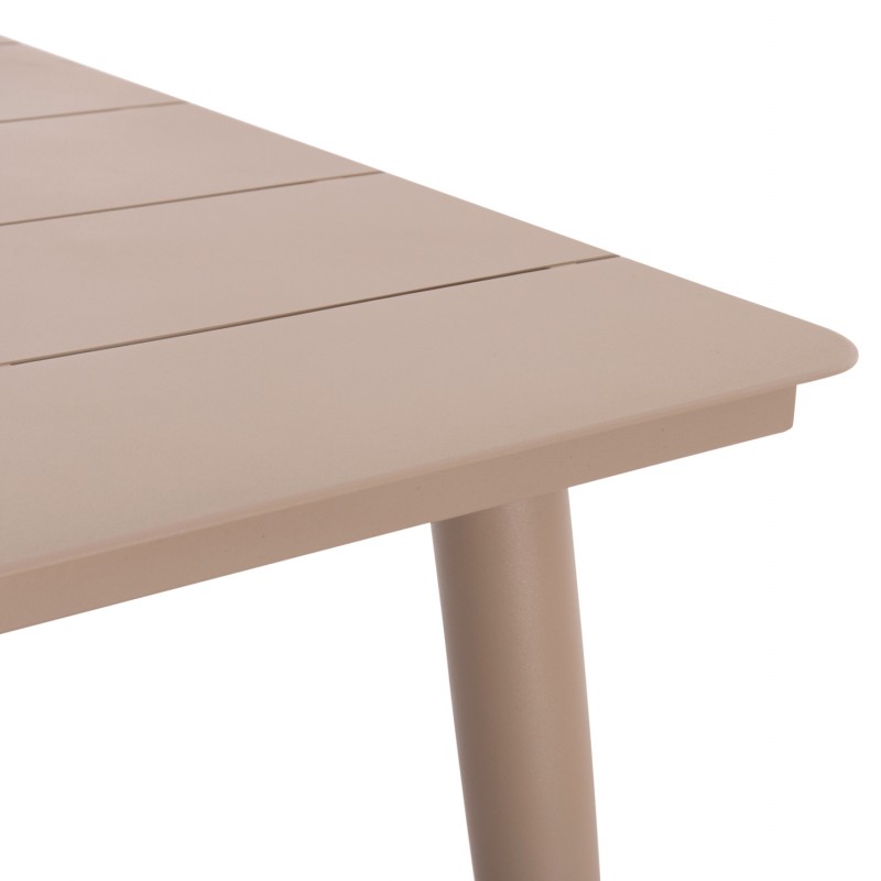 ΤΡΑΠΕΖΙ ΑΛΟΥΜΙΝΙΟΥ ΟΡΘΟΓΩΝΙΟ HIGER HM6291.04 ΚΑΠΟΥΤΣΙΝΟ 160x90x78Υεκ.