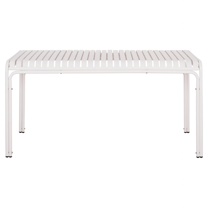 ΤΡΑΠΕΖΙ ΑΛΟΥΜΙΝΙΟΥ RACHEL HM6339.02 ΛΕΥΚΟ 150x80x75Υεκ.