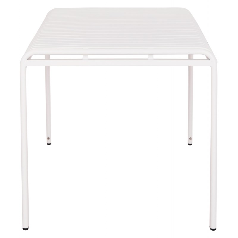 ΤΡΑΠΕΖΙ ΑΛΟΥΜΙΝΙΟΥ RACHEL HM6339.02 ΛΕΥΚΟ 150x80x75Υεκ.