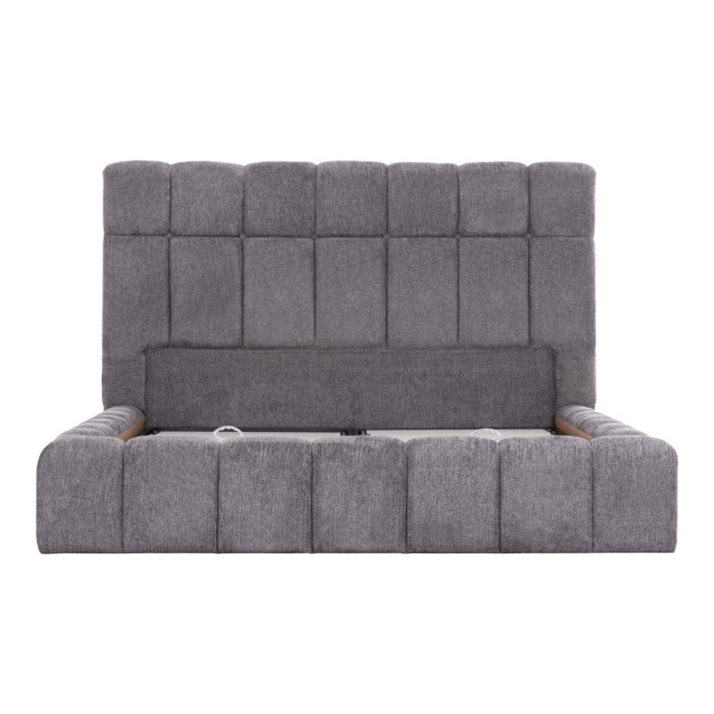 ΚΡΕΒΑΤΙ RAMON ΜΕ ΑΠΟΘΗΚΕΥΤΙΚΟ ΧΩΡΟ HM720.22 ΥΦΑΣΜΑ ΜΠΟΥΚΛΕ ΓΚΡΙ-ΣΤΡΩΜΑ 160x200εκ