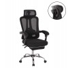 ΚΑΡΕΚΛΑ ΓΡΑΦΕΙΟΥ BARNET HM18258.01 ΜΑΥΡΟ MESH-ΜΑΥΡΟΣ ΣΚΕΛΕΤΟΣ NYLON 61x62x123Υ