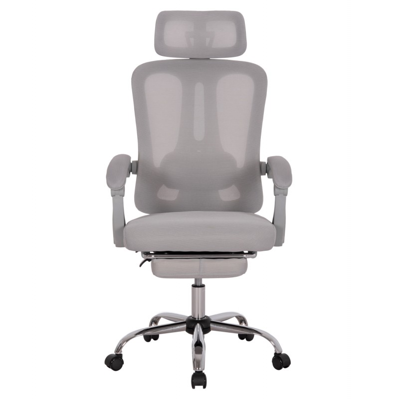 ΚΑΡΕΚΛΑ ΓΡΑΦΕΙΟΥ BARNET HM18258.02 ΓΚΡΙ MESH-ΓΚΡΙ ΣΚΕΛΕΤΟΣ NYLON 61x62x123Υ