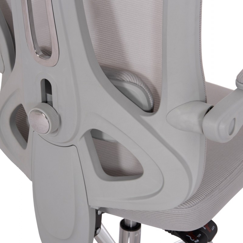 ΚΑΡΕΚΛΑ ΓΡΑΦΕΙΟΥ BARNET HM18258.02 ΓΚΡΙ MESH-ΓΚΡΙ ΣΚΕΛΕΤΟΣ NYLON 61x62x123Υ