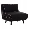 ΠΟΛΥΘΡΟΝΑ ΚΡΕΒΑΤΙ BRAXTON HM8425.03 ΜΑΥΡΟ ΥΦΑΣΜΑ 78x88x78Υεκ.