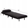 ΠΟΛΥΘΡΟΝΑ ΚΡΕΒΑΤΙ BRAXTON HM8425.03 ΜΑΥΡΟ ΥΦΑΣΜΑ 78x88x78Υεκ.