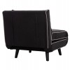ΠΟΛΥΘΡΟΝΑ ΚΡΕΒΑΤΙ BRAXTON HM8425.03 ΜΑΥΡΟ ΥΦΑΣΜΑ 78x88x78Υεκ.