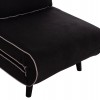 ΠΟΛΥΘΡΟΝΑ ΚΡΕΒΑΤΙ BRAXTON HM8425.03 ΜΑΥΡΟ ΥΦΑΣΜΑ 78x88x78Υεκ.