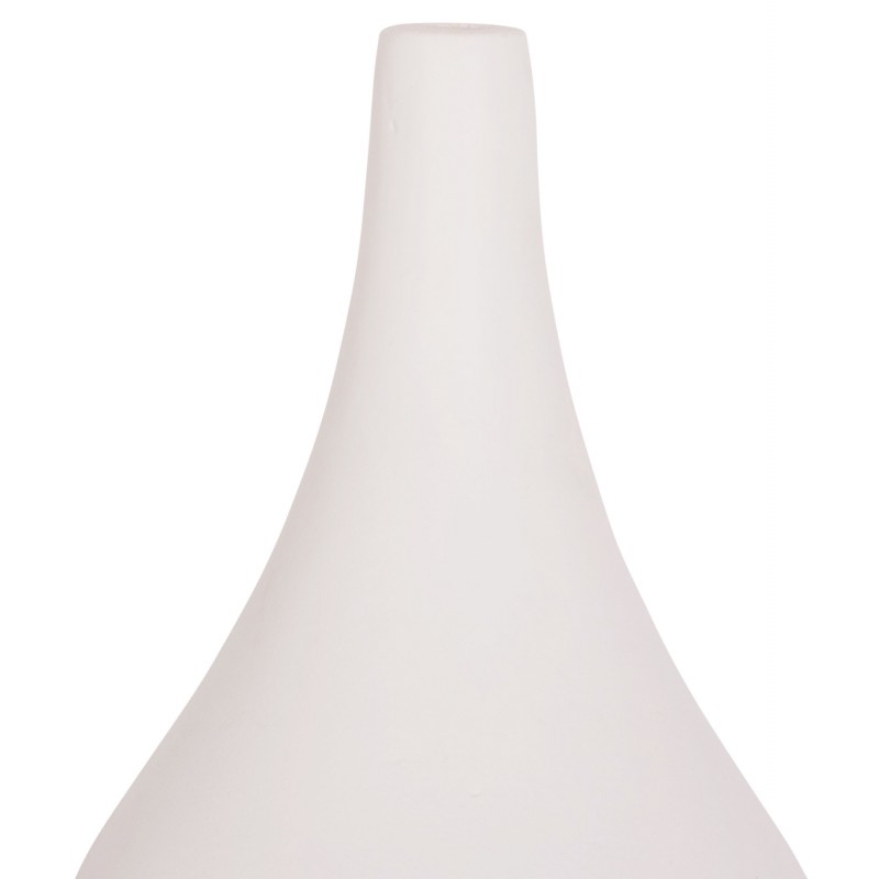 ΕΠΙΤΡΑΠΕΖΙΟ ΔΙΑΚΟΣΜΗΤΙΚΟ ΒΑΖΟ DENI HM4663.02S ΤΕΡΑΚΟΤΑ ΣΕ ΛΕΥΚΟ--Φ15x27Υεκ.