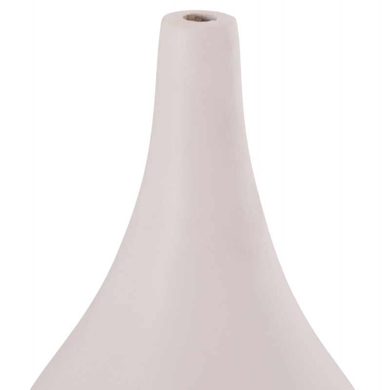 ΕΠΙΤΡΑΠΕΖΙΟ ΔΙΑΚΟΣΜΗΤΙΚΟ ΒΑΖΟ DENI HM4663.02S ΤΕΡΑΚΟΤΑ ΣΕ ΛΕΥΚΟ--Φ15x27Υεκ.