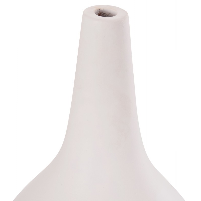 ΕΠΙΤΡΑΠΕΖΙΟ ΔΙΑΚΟΣΜΗΤΙΚΟ ΒΑΖΟ DENI HM4663.02L ΤΕΡΑΚΟΤΑ ΣΕ ΛΕΥΚΟ--Φ26x39Υεκ