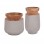 ΔΙΑΚΟΣΜΗΤΙΚΑ ΒΑΖΑ ΔΑΠΕΔΟΥ 2ΤΜΧ LINTER HM21140.03 FIBER CEMENT ΓΚΡΙ-ΞΥΛΟ ΤΕΑΚ 47Υ & 60Υεκ
