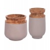 ΔΙΑΚΟΣΜΗΤΙΚΑ ΒΑΖΑ ΔΑΠΕΔΟΥ 2ΤΜΧ LINTER HM21140.04 FIBER CEMENT TAUPE-ΞΥΛΟ ΤΕΑΚ 47Υ & 60Υεκ