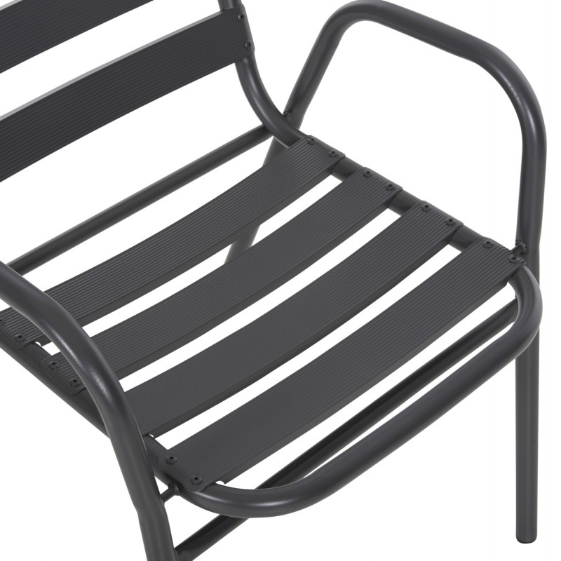 ΣΕΤ ΤΡΑΠΕΖΑΡΙΑΣ 5ΤΜΧ ADAM HM21219 ΚΑΡΕΚΛΕΣ ΜΕΤΑΛΛΙΚΕΣ & ΤΡΑΠΕΖΙ 110x60 ΓΚΡΙ