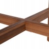 LOUNGE ΣΕΤ SANJI HM21214 ΤΡΑΠΕΖΙ & 2 ΠΟΛΥΘΡΟΝΕΣ--ΞΥΛΟ ΑΚΑΚΙΑΣ-ΑΛΟΥΜΙΝΙΟ-ΣΧΟΙΝΙ
