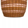 ΒΟΗΘΗΤΙΚΟ ΤΡΑΠΕΖΙ VILHENA HM18166 FIBER CEMENT ΡΟΖ-RATTAN ΦΥΣΙΚΟ Φ44.5x45Υεκ.