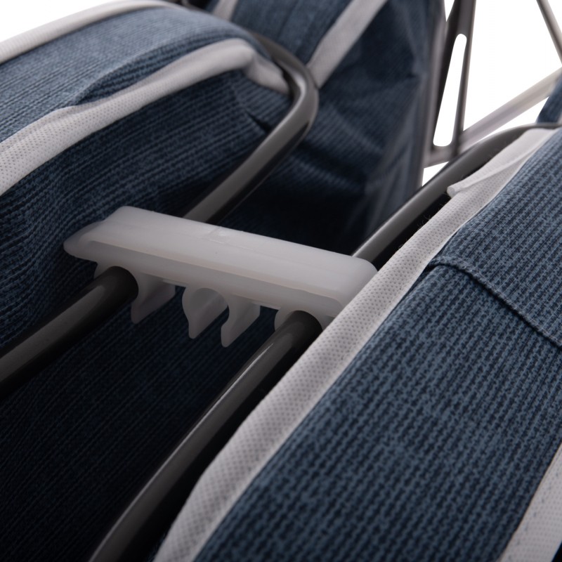 ΚΡΕΒΑΤΙ-ΡΑΝΤΖΟ ΙΤΑΛΙΑΣ SLADE HM604.03 ΜΕΤΑΛ. ΜΕ ΡΟΔΕΣ & ΣΤΡΩΜΑ 6,5εκ ΟΨΗ ΤΖΙΝ 80x183x37,5Yεκ