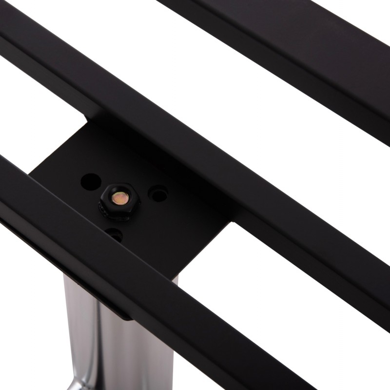 ΒΑΣΗ ΤΡΑΠΕΖΙΟΥ ΜΕΤΑΛΛΙΚΗ ΔΙΠΛΗ HM461.13 ΧΡΩΜΙΟΥ ΜΕ ΡΕΓΟΥΛΑΤΟΡΟΥΣ 100x60x73Υεκ.