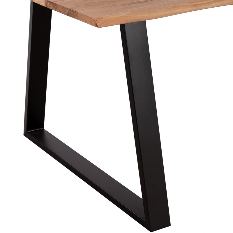 ΤΡΑΠΕΖΙ ΤΡΑΠΕΖΑΡΙΑΣ SOFIA SLIM HM8500.11 ΜΑΣΙΦ ΞΥΛΟ ΑΚΑΚΙΑΣ 160x90x76Υ εκ.