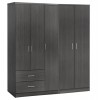 ΝΤΟΥΛΑΠΑ 5ΦΥΛΛΗ CAESAR HM21234.01 ΜΕΛΑΜΙΝΗ ΧΡΩΜΑ ZEBRANO 150x42.5x181Υεκ