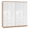 ΝΤΟΥΛΑΠΑ 6ΦΥΛΛΗ CAESAR HM21236.02 ΜΕΛΑΜΙΝΗ SONAMA & ΛΕΥΚΟ 180x42,5Χ181Υεκ.