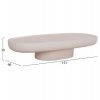 ΤΡΑΠΕΖΙ ΣΑΛΟΝΙΟΥ DESSY HM18153.02 FIBER CEMENT ΣΕ ΛΕΥΚΟ--151x66x30Υεκ.