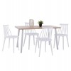 ΣΕΤ ΤΡΑΠΕΖΑΡΙΑΣ 5ΤΜΧ OFIRA HM10634 MDF TOP ΣΕ SONAMA--ΛΕΥΚΕΣ ΚΑΡΕΚΛΕΣ
