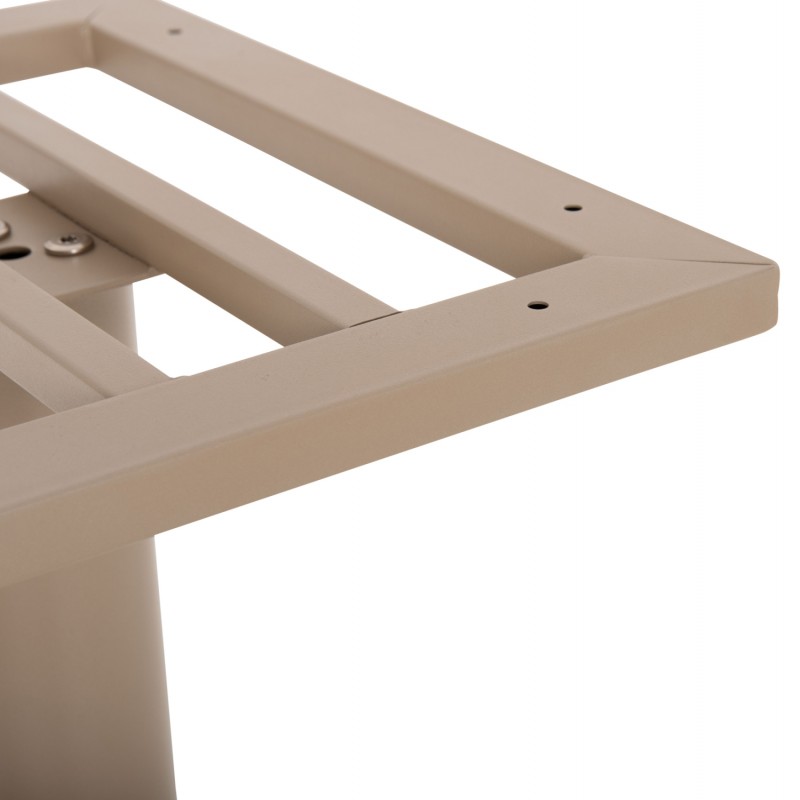 ΒΑΣΗ ΤΡΑΠΕΖΙΟΥ ΜΕΤΑΛΛΙΚΗ ΔΙΠΛΗ HM435.25 ΚΑΠΟΥΤΣΙΝΟ ΜΑΤ ΜΕ ΡΕΓΟΥΛΑΤΟΡΟΥΣ 80Χ40Χ72Υεκ.