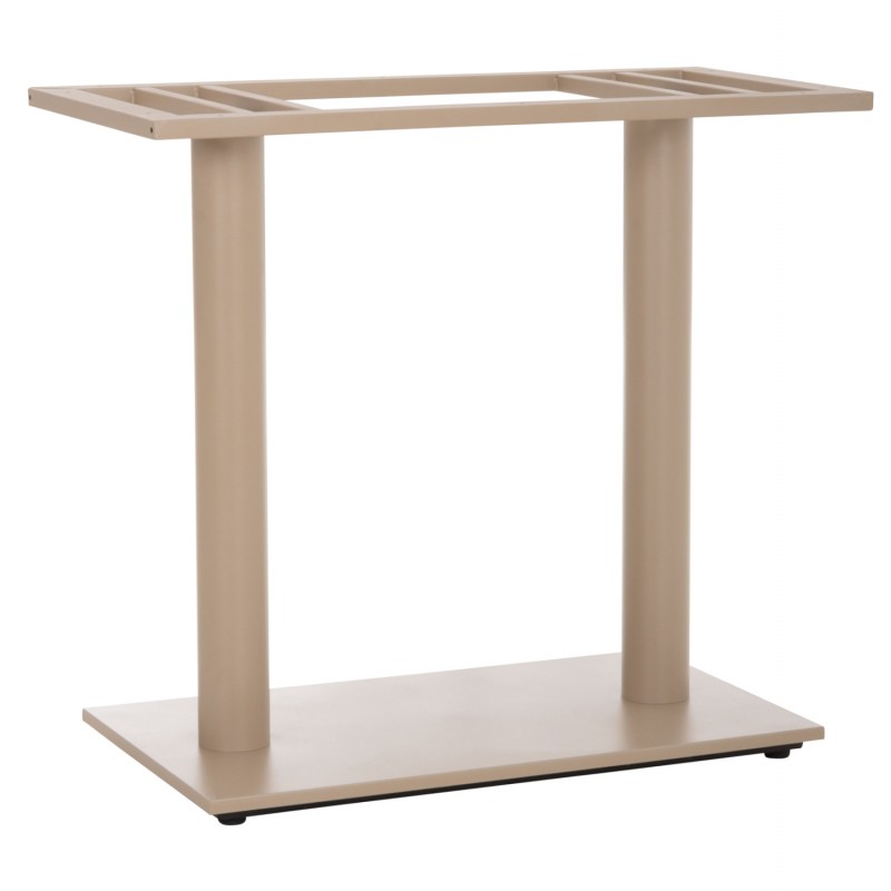 ΒΑΣΗ ΤΡΑΠΕΖΙΟΥ ΜΕΤΑΛΛΙΚΗ ΔΙΠΛΗ HM435.25 ΚΑΠΟΥΤΣΙΝΟ ΜΑΤ ΜΕ ΡΕΓΟΥΛΑΤΟΡΟΥΣ 80Χ40Χ72Υεκ.