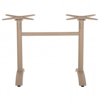 ΒΑΣΗ ΔΙΣΤΗΛΗ ΜΕ ΑΝΑΔΙΠΛΟΥΜΕΝΟΥΣ ΣΤΑΥΡΟΥΣ HM468.25 ΚΑΠΟΥΤΣΙΝΟ ΑΛΟΥΜΙΝΙΟ 104x60x73Υ